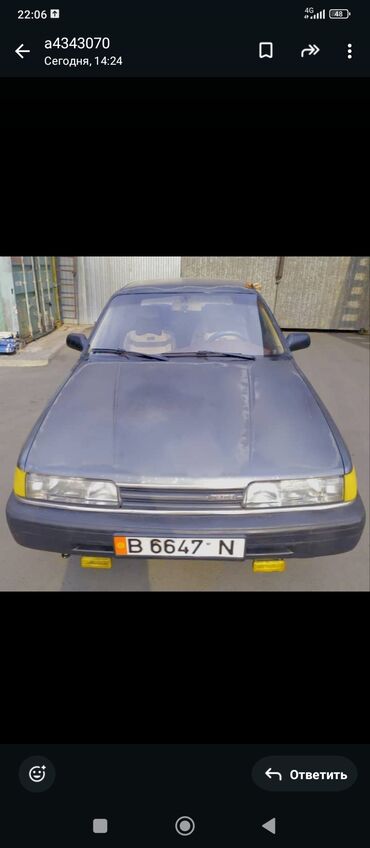 мазда рх: Mazda 626: 1987 г., 2 л, Механика, Бензин, Седан