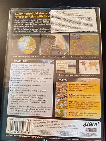 nike tech cena: CD 3D Globe Deluxe (DVD-ROM) Opis: - Interaktivni 3D globus i atlas — 2