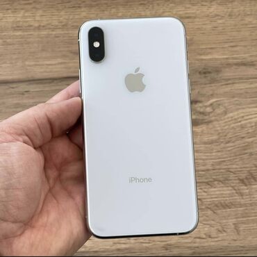 поко х4 про бу: IPhone X, Б/у, 64 ГБ, Серебристый, Защитное стекло, Чехол, 100 %
