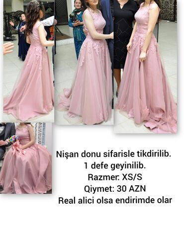 изготовление значков на заказ: - Nişan donu, sifarişlə tikilib - Rəng: pudra/çəhrayı - Model