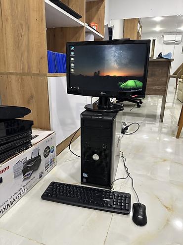 Masaüstü kompüterlər və iş stansiyaları: Dell masaüstü komputer. İdeal vəziyyətdədir. Heç bir problemi yoxdur — 2