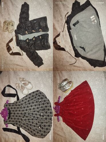 Kurtkalar: 0/3 aydan 3 yaşa qədər uşaqlar üçün təmiz brend geyimlər çoxu təzədi — 1