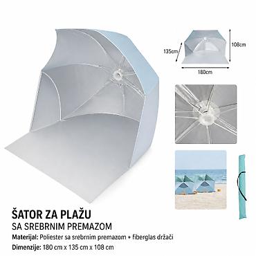 KMT Za plažu za slatkiše sa vezicom suncobran 602665 Praktičan