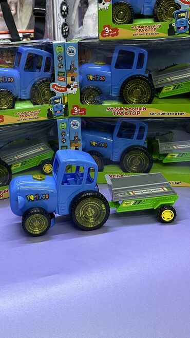 синий трактор игрушки: Музыкальная игрушка-каталка "Синий трактор" станет прекрасным подарком