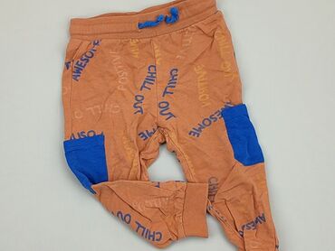 pomarańczowe spodnie dresowe: Spodnie dresowe, So cute, 1.5-2 lat, 92, stan - Dobry