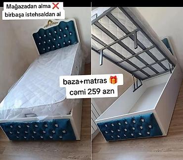 havalı döşek: Baza + matras dəsti - Açılıb-bağlanan qaldırma mexanizmi ilə geniş — 1