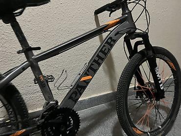 Dağ velosipedləri: Panther MTB dağ velosipedi - Çərçivə: yüngül alüminium, 24” təkər — 9