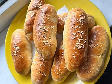 Выпечка, хлебобулочные изделия: Домашняя выпечка — пиражки,беляши,сосиски в тесте Жаренные печенные — 1