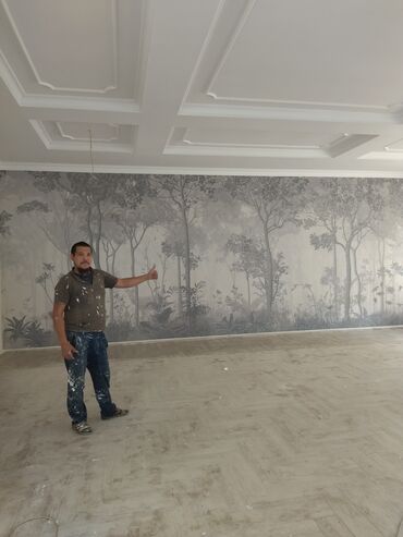 Поклейка обоев: Поклейка обоев, Демонтаж старых обоев | Жидкие обои, Фотообои, Бумажные обои Больше 6 лет опыта — 24