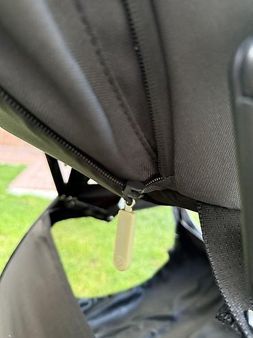 Коляски: Коляска, цвет - Серебристый, Б/у — 9