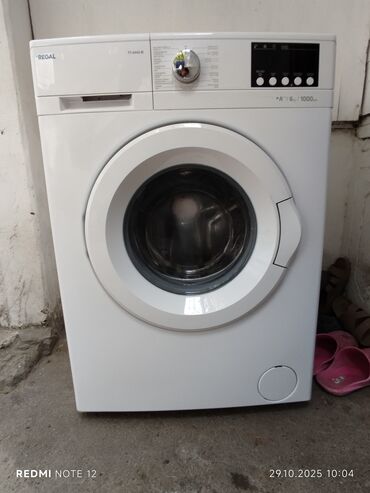 plesteyşın 6: Paltaryuyan maşın Regal, 6 kq, Avtomat, Qurutmasız, Kredit yoxdur