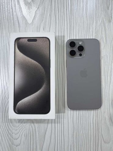 Apple iPhone: IPhone 15 Pro, 128 GB, Desert Titanium, Zəmanət, Kredit, Face ID