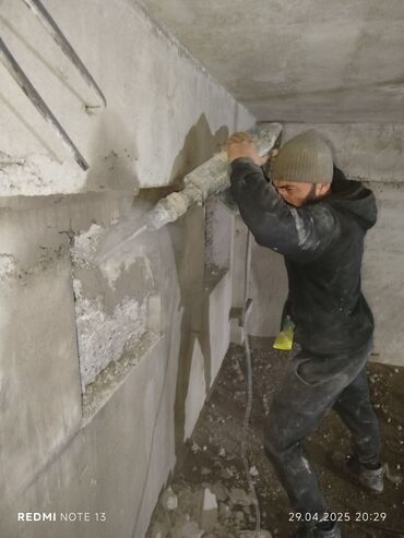 Beton işləri: Beton kəsmə beton deşmə xidməti Karot - HILTI DD 200 / 350 ilə 25 ° — 4