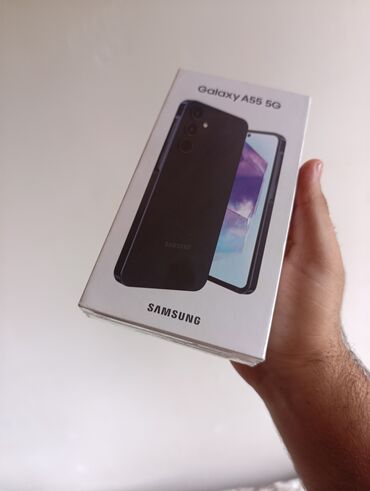 samsung a3 qiymeti 2019: Samsung Galaxy A55, 256 GB, rəng - Qara, Zəmanət, Sensor, Barmaq izi