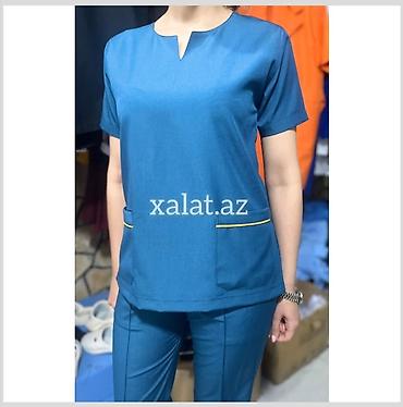 Tibbi geyim: TİBBİ DƏSTLƏR👩🏻‍⚕️(Tikilişi və Satışı). İnstagram[xalat.az], Tik — 1