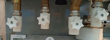 мойка для кухни: Qazan/isitmə sistemi üçün plastik qapaqlı klapan dəsti -