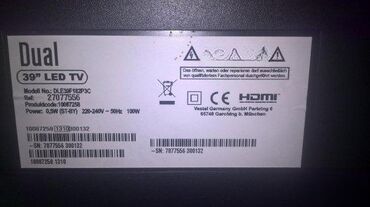 Aksesoari za TV i video: Dual DLE39F182 u delovima 17MB95 Vestel Main BoardVestel 17IPS20 — 12