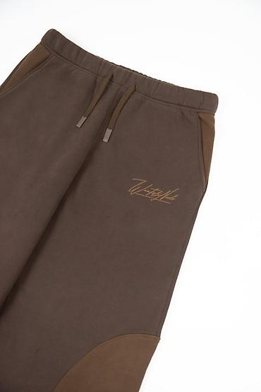 kiwi geyimi: Unisex geniş kəsimli iki rəngli şalvar – rahat streetwear tərzi - — 6