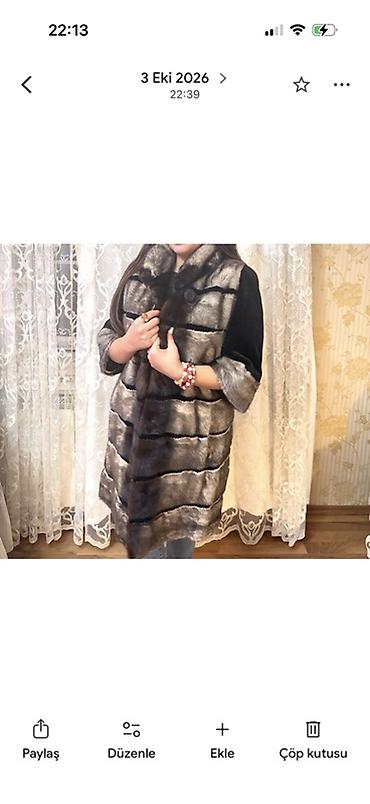 ikinci el kurtkalar: Palto, Standart, rəng - Boz — 1