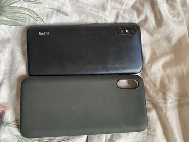 телефон редмий: Xiaomi, Redmi 9A, Б/у, цвет - Черный, 2 SIM