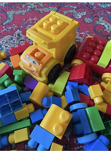 lego technic konstruktorları: Original lego dəst araba,maşın ilə Rəngarəng iri ölçülü konstruksiya — 3