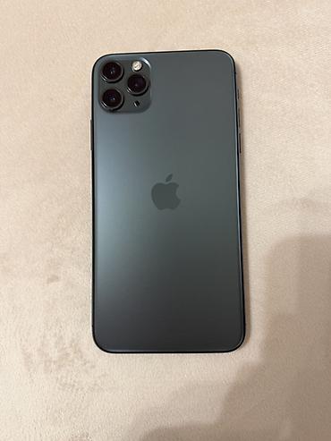 iphone 11 pro max islenmis: IPhone 11 Pro Max, Б/у, 256 ГБ, Matte Midnight Green, 87 % — 1