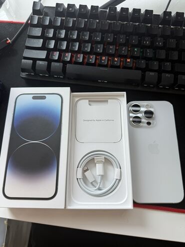 redmi note 13 pro plus 5g цена в бишкеке: IPhone 14 Pro, Колдонулган, 256 ГБ, Күмүш, Куту, 82 %