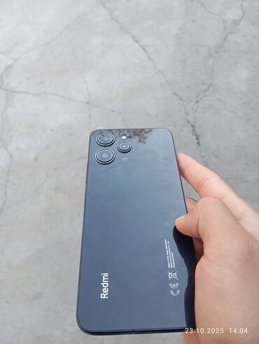 бу телефоны: Redmi, Redmi 12, Б/у, 128 ГБ, цвет - Черный, 2 SIM