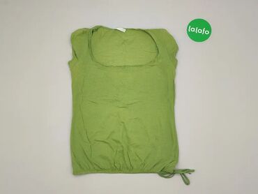 Koszulki: Koszulka S (EU 36), wzór - Jednolity kolor, kolor - Zielony