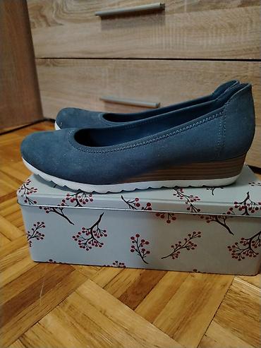 samba zenske patike: Elegantne ženske baletanke sa malom klinastom potpeticom. - Boja — 3