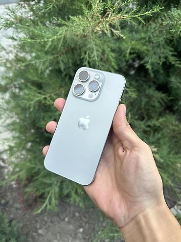 aple iphone 5: IPhone 15 Pro, Б/у, 128 ГБ, Natural Titanium, 100 % — 2