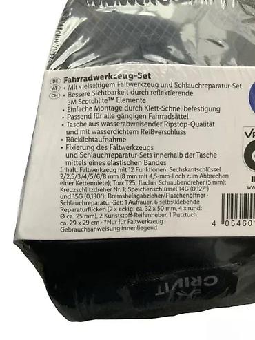 Dodaci za bicikl: CRIVIT Bike Tool Kit – torbica sa alatom za bicikl - Kompaktna — 9