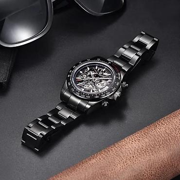 Ručni satovi: PAGANI DESIGN PD-1777 Skeleton - 40mm - Crna PAGANI DESIGN PD-1777 — 1