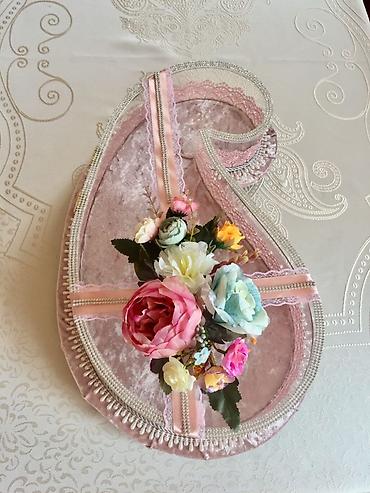 Digər dəstlər və servizlər: Xınayaxdı/nişan/söz mərasimləri üçün bəzəkli təqdimat seti - Dəst: 4 — 1