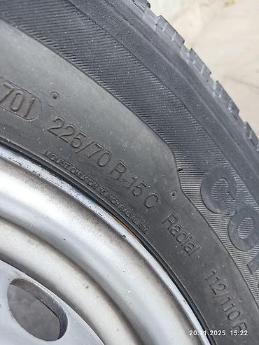 Транспорт: 225/70/R15C комплект на летней резине 4 штуки + запаска — 4
