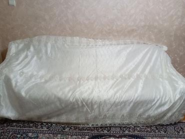 Ev və bağ: Məhsul: Zərif naxışlı yataq örtüyü - Rəng: İvory/ağ krem - Material — 2