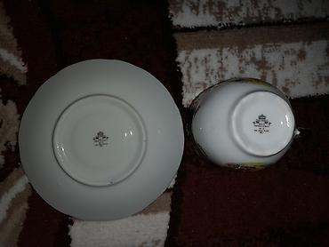 Qab-qacaq və mətbəx ləvazimatları: Çay dəsti, rəng - Göy, Kobalt, Madonna, 5 nəfərlik — 2
