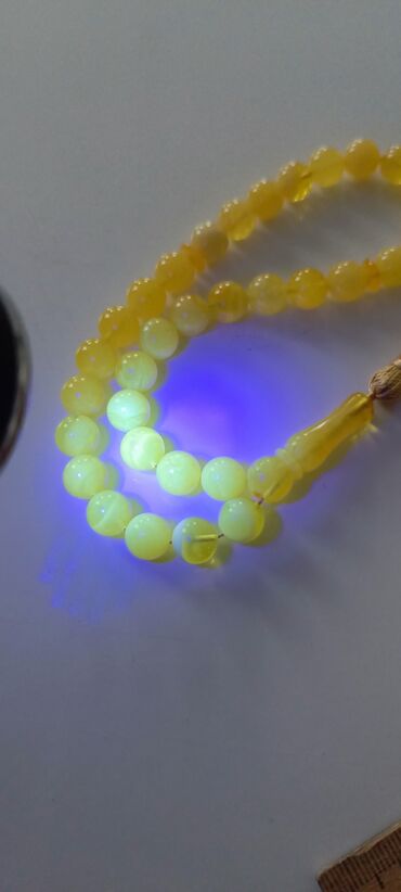 Təsbehlər: Endirim!!! 100% təbii bütöv daş kəhrəba — 19