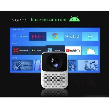 Проекторы: **КЫРГЫЗЧА:** 🔥 **Xiaomi Wanbo T2 MAX NEW — 4K проектор! Кинотеатр