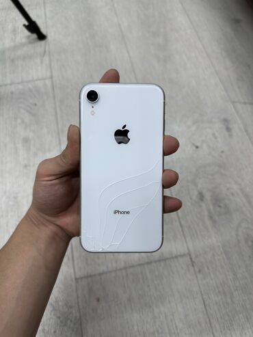 айфон xr цена в бишкекебу: IPhone Xr, Колдонулган, 64 ГБ, Ак, Каптама, 80 %