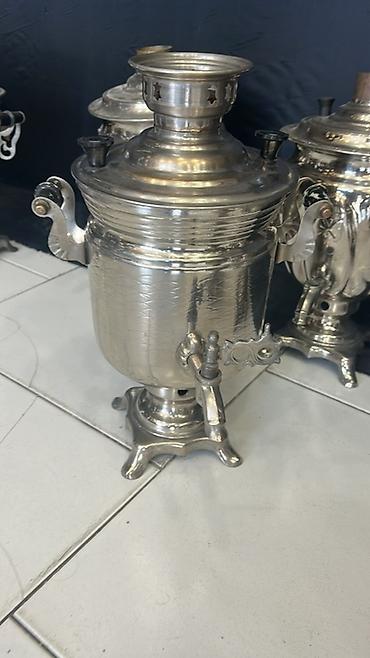 cipsi sekilleri: Məhsul: Metal samovarlar (kömür/odla işləyən, kranlı) Təsvir: - — 6