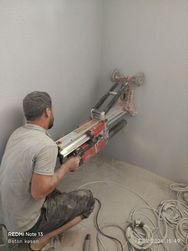 Beton işləri: Beton kəsmə beton deşmə xidməti Karot - HILTI DD 200 / 350 ilə 25 ° — 9