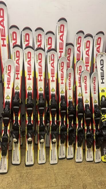 Лыжи: Для подготовленных склонов, С креплениями, Б/у — 7