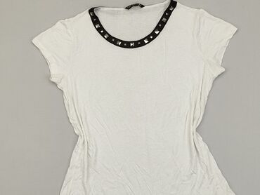 białe bawełniane t shirty: T-shirt, Top Secret, M, stan - Bardzo dobry