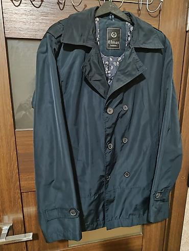 palto modelleri: Elmas Fashion kişi plaşı - Rəng: tünd göy (navy) - Model: iki cərgə — 5