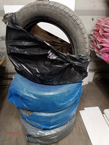 разноширокие шины: Шиналар 215 / 55 / R 16, Кыш, Колдонулган, Комплект, Жеңил унаалар, Жапония