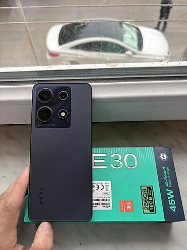 infinix note 30 vip: Infinix Note 30, 256 GB, rəng - Qara, Simsiz şarj — 3