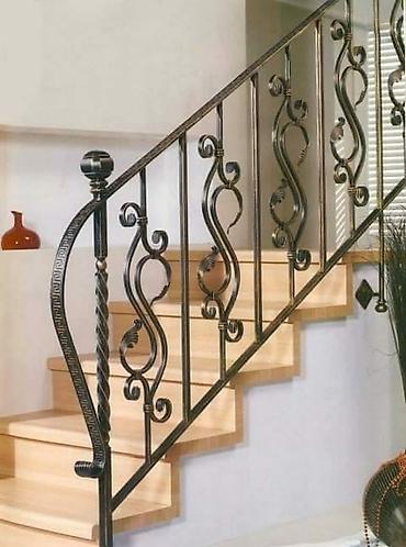 Pilləkən məhəccərləri: Yeni Pilləkən məhəccəri, Polad, Pulsuz çatdırılma — 27