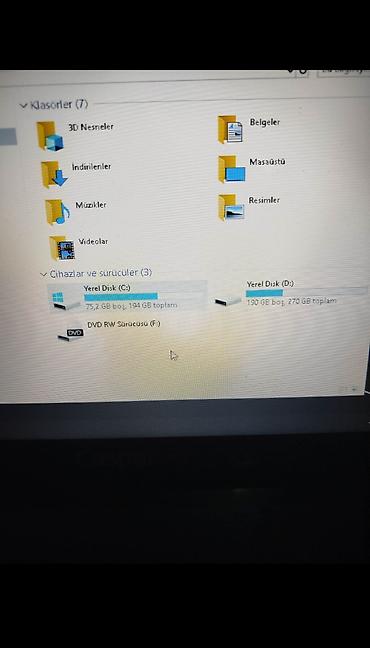 core i3: Casper noutbuk - Prosessor: Intel Core i5 (etiketdə göstərilir) - — 4