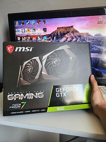 gtx 1650 notebook: Videokart MSI GeForce GTX 1650, 4 GB, Yeni — 2